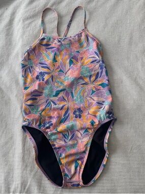 Jolyn Brandon 2 Glow women’s Floral One-Piece Swimsuit - 28 Purple, Pink, Teal